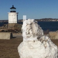 L is for Lighthouse and a Lonely Snowman