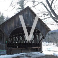 V is for Views of the Artist's Bridge in Newry Maine